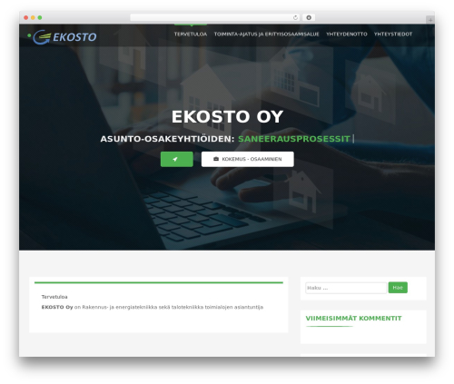 iThemer WordPress theme - ekosto.fi