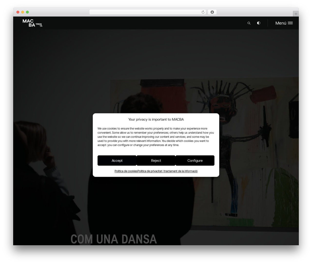 MACBA WordPress theme - macba.cat