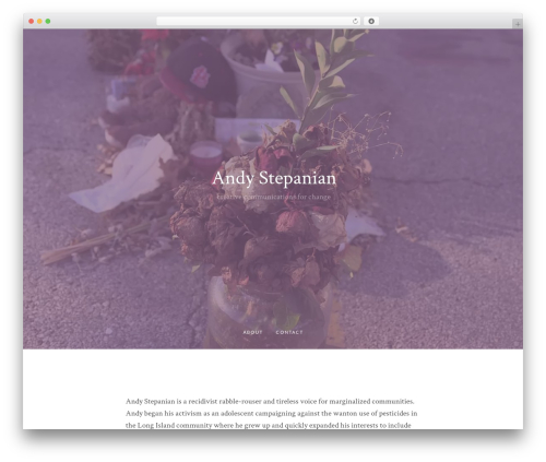 Rainier premium WordPress theme - andystepanian.com