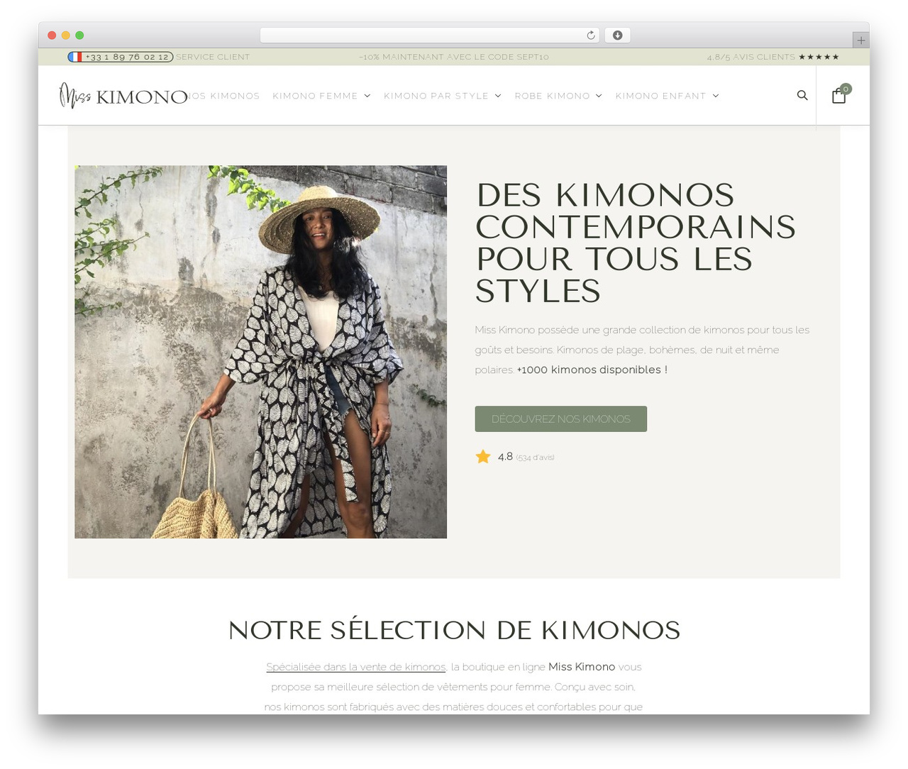 Shoptimizer Child Theme WordPress store theme - www.miss-kimono.com