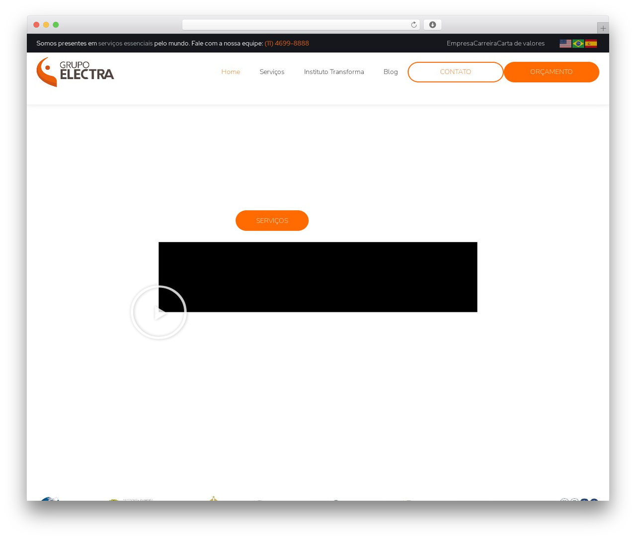 Theme WordPress Hello Elementor - grupoelectra.com