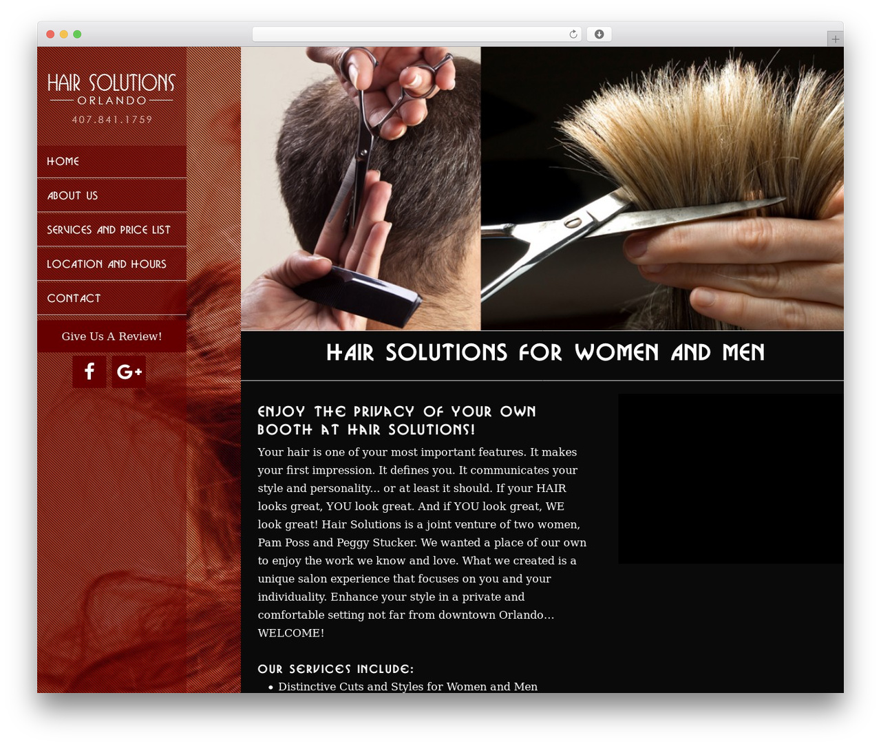 Theme WordPress Large Theme - hairsolutionsorlando.com