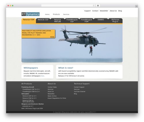 Theme WordPress RT Dynamics - rtdynamics.com