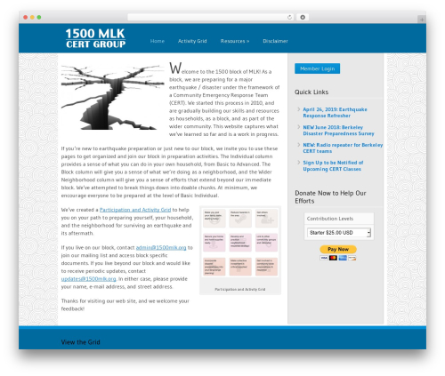 WordPress theme Mobius - 1500mlk.org