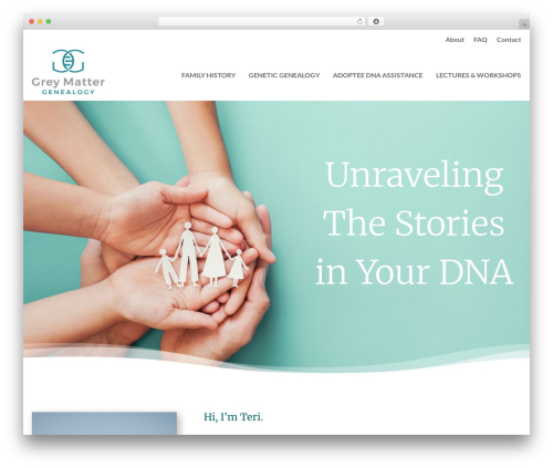 WordPress theme Divi - greygenealogy.com