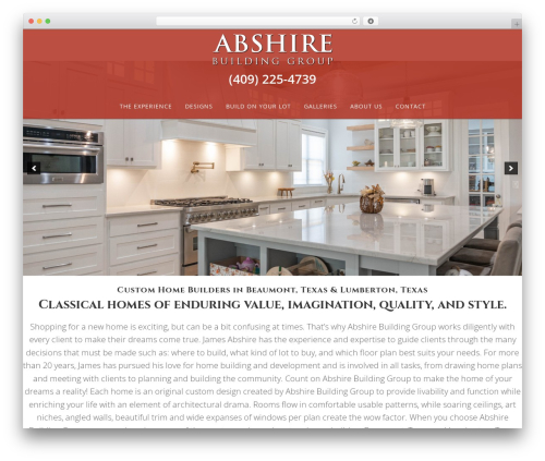 WordPress theme Genesis - abshirebuildinggroup.com