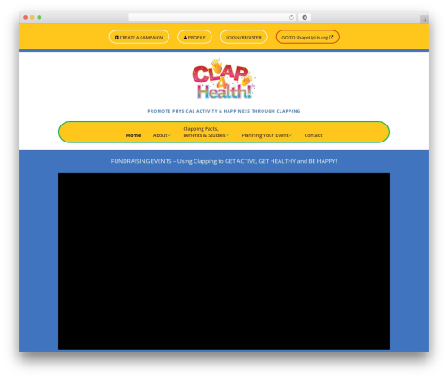 Charitable videos WordPress plugin - clap4health.com