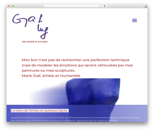 WordPress theme mariegraf - marie-graf.ch