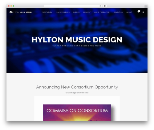 Fresh framework WordPress plugin - hyltonmusicdesign.com