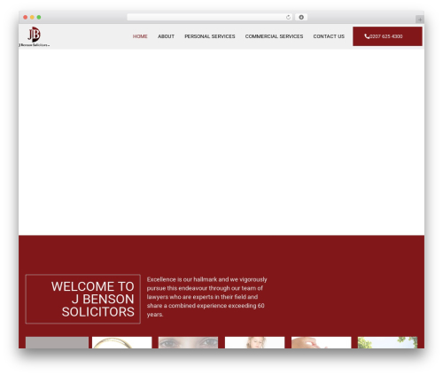Best WordPress theme Hello Elementor - jbensonsolicitors.com