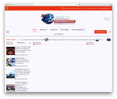 Blogsy free WordPress theme - sigloinformativo.net