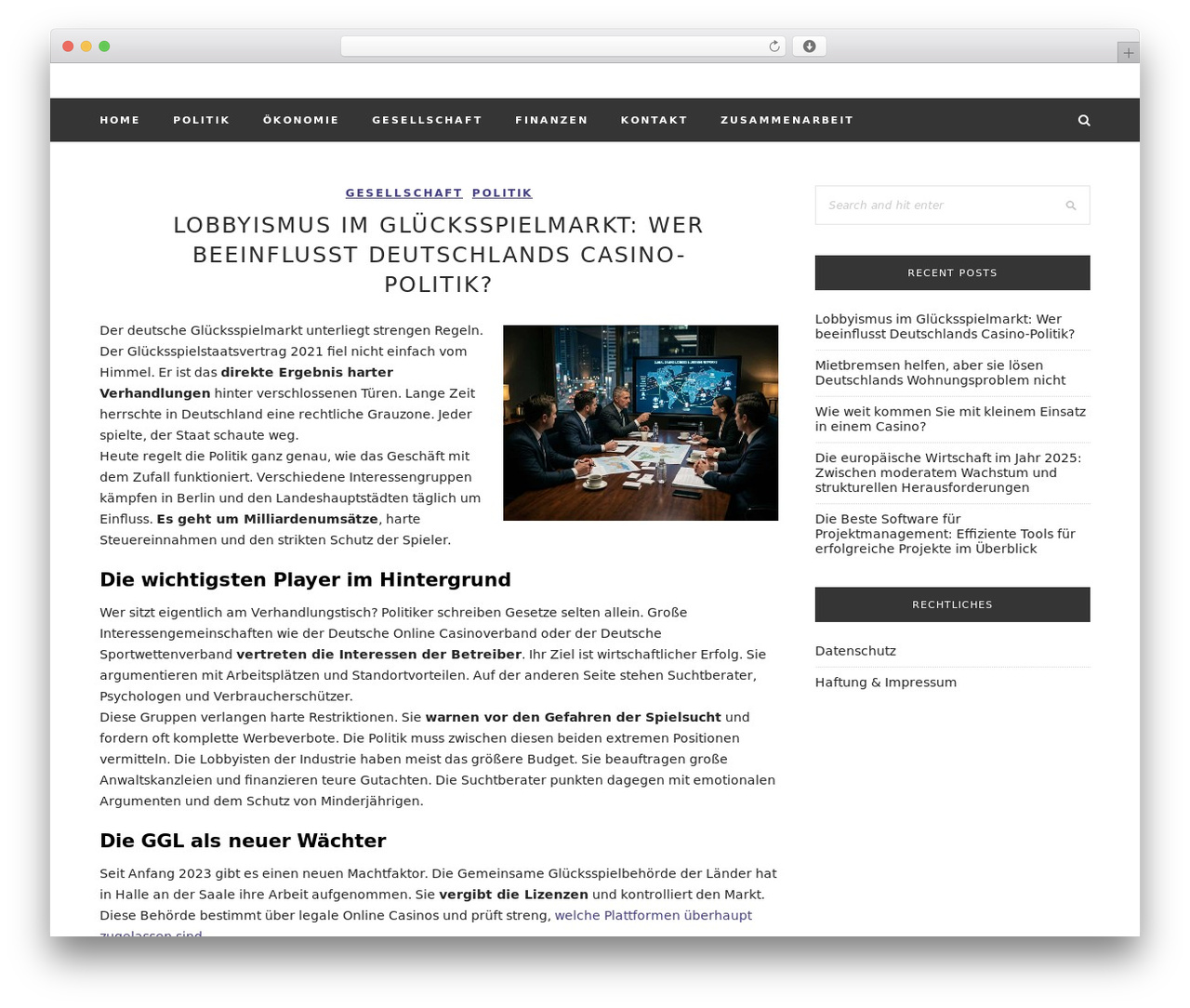 Findcools WordPress theme - infernoesque.de