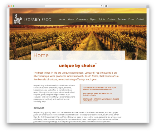 Leopard Frog theme WordPress - leopard-frog.com