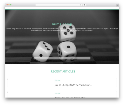 RAD theme WordPress - vumscomp.cz