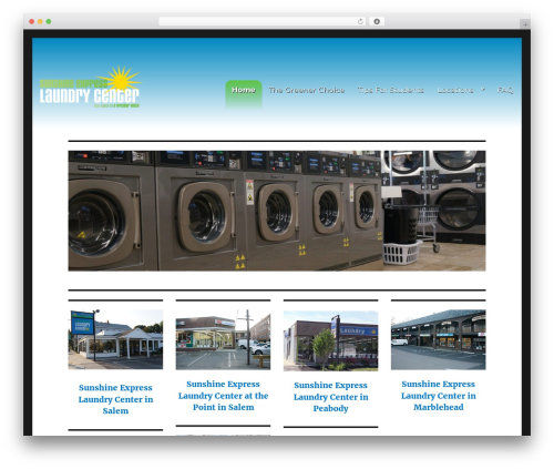 Sunshine WordPress theme - sunshineexpresslaundry.com