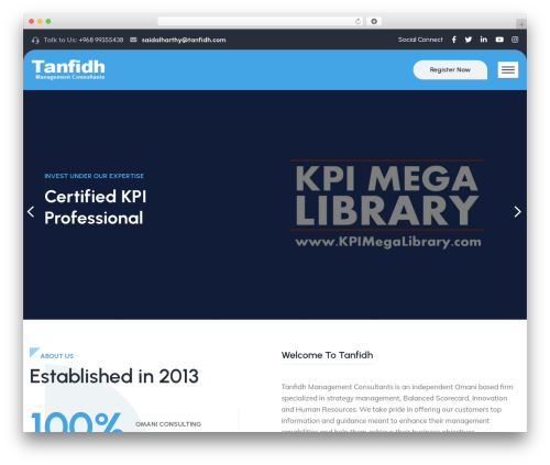 WordPress theme Counsolve - www.tanfidh.com