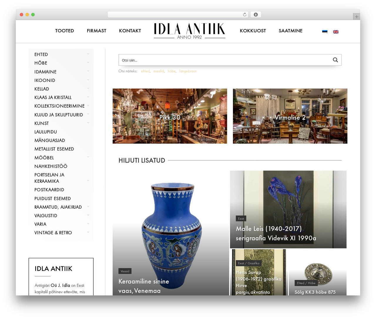 WordPress theme Beaver Builder Theme - idla.ee