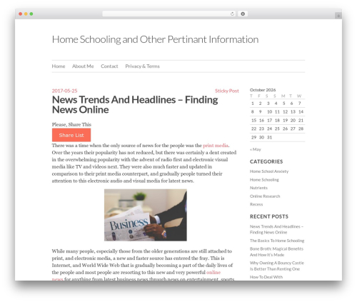 Elucidate WordPress theme - home-school-curriculum-advisor.com