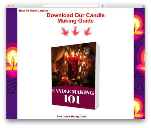 Slide voodoo WordPress plugin - candlemakingfun.com