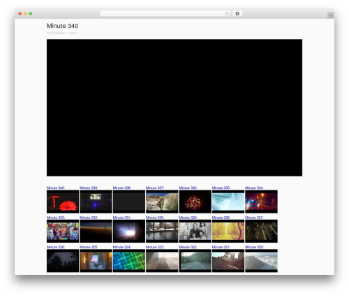 simpleX WP theme - minutescenes.com