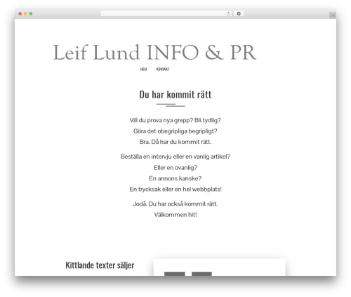 Total Plus WordPress theme - leiflund.info Total Plus WordPress theme - leiflund.info