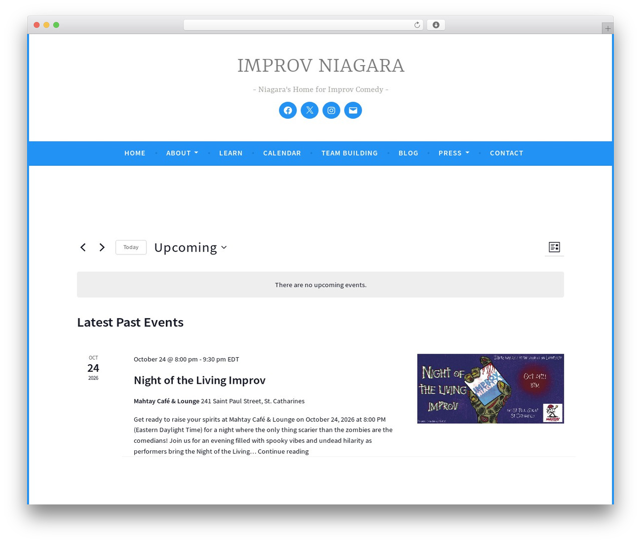 WordPress theme Dara - improvniagara.com WordPress theme Dara - improvniagara.com