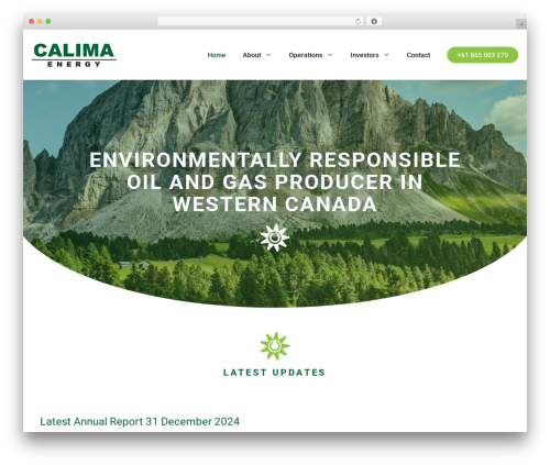 WordPress theme GeneratePress - calimaenergy.com