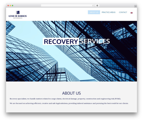 Zero WordPress theme - lemedebarros.com