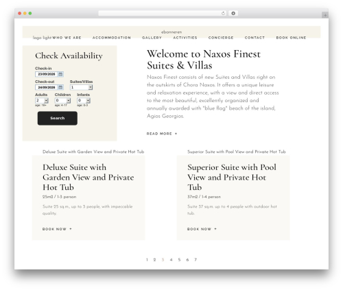Alloggio core WordPress plugin - naxos-finest.com