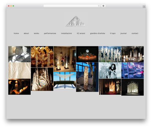 Architect WordPress theme - federicaricotti.com