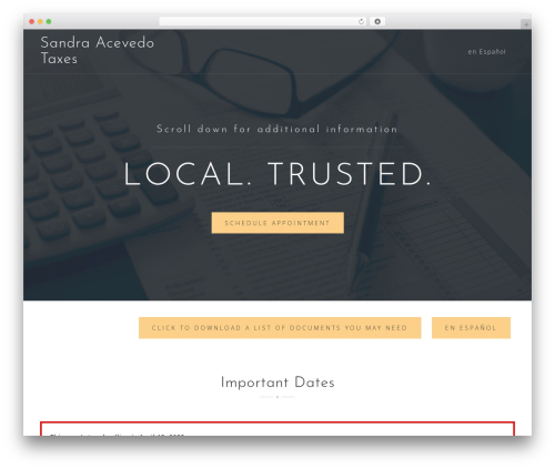 Astrid theme WordPress - acevedotaxes.com