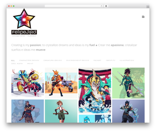 Basic free website theme - felipejiro.com