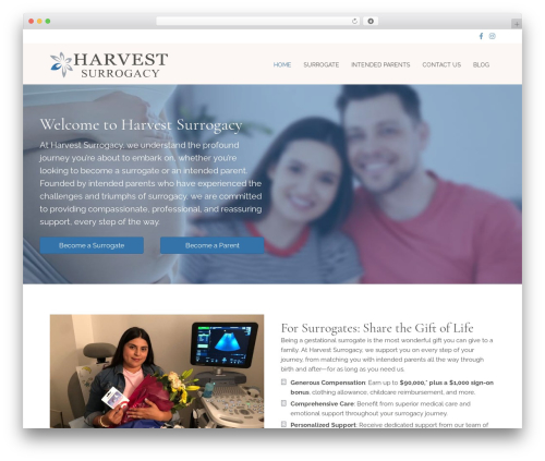 Beaver Builder Theme WordPress theme design - harvestbabies.com