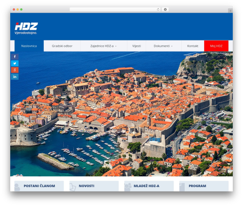 Best WordPress theme Candidate - hdzdubrovnik.com