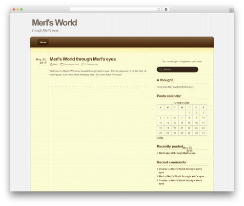 Best WordPress theme Notepad - merllittlewood.com