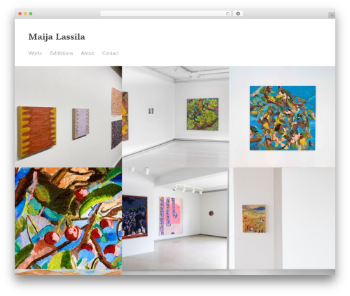 Bindery WP theme - maijalassila.com
