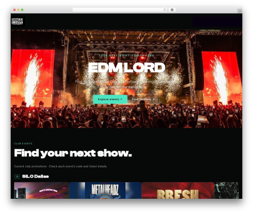 Eveny WordPress theme - edmlord.com Eveny WordPress theme - edmlord.com