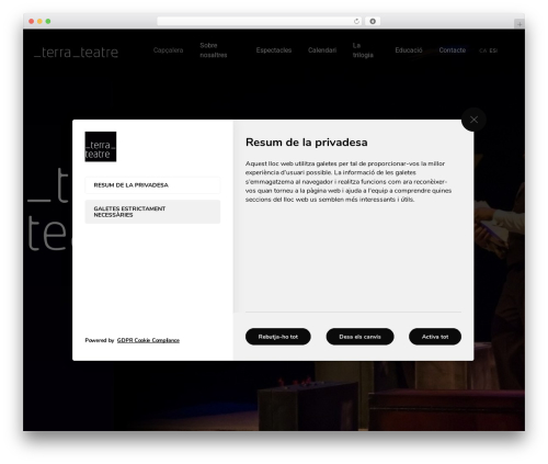 Boxcom WordPress plugin - terrateatre.cat