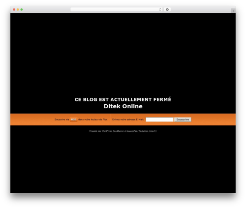 LaunchPad WordPress theme - ditekonline.free.fr