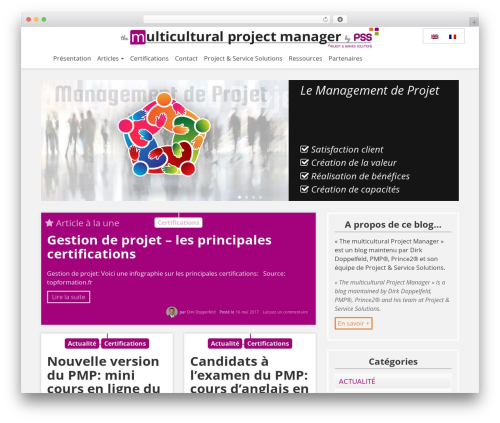 Multicultural theme WordPress - themulticulturalprojectmanager.com