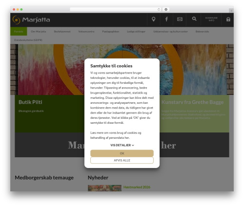number-two theme WordPress - marjatta.dk