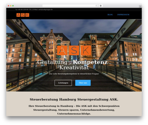 Optimizer PRO best WordPress theme - ask-steuerberater-hamburg.de