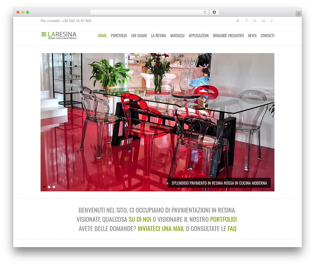 Purity WordPress theme - leresine.com