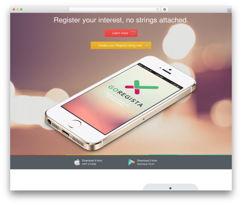 Theme WordPress Appdev - goregista.com