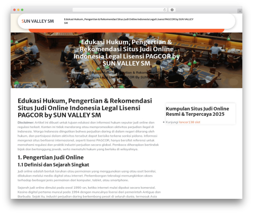 Theme WordPress Elearning School - sunvalleysm.com