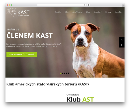 Theme WordPress My Dog - klubast.cz
