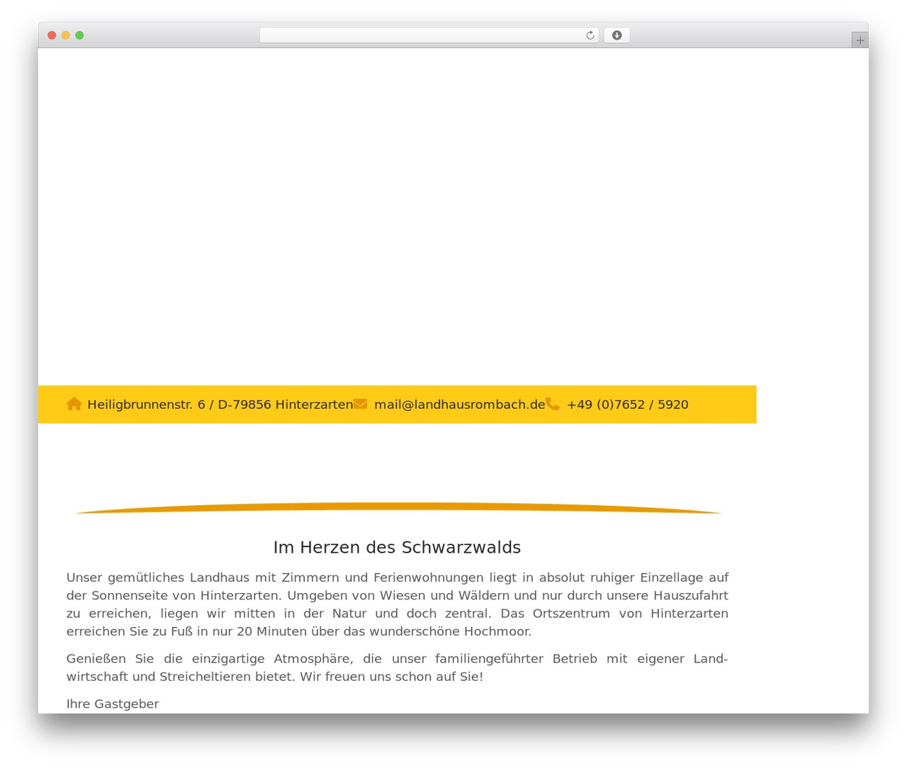 WordPress theme Hello Elementor Child - landhaus-rombach.de