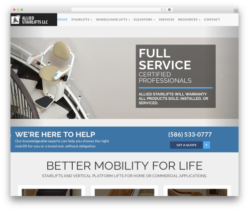 WordPress theme BIBI - alliedstairlifts.com
