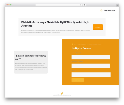 WordPress theme ElectroServ - elektrikcimiz.net