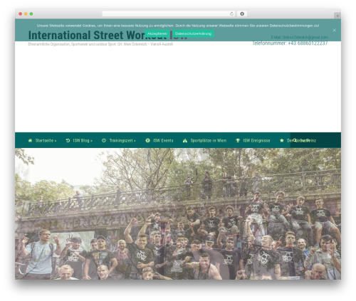 WordPress theme Emulator Pro - international-street-workout-isw.com